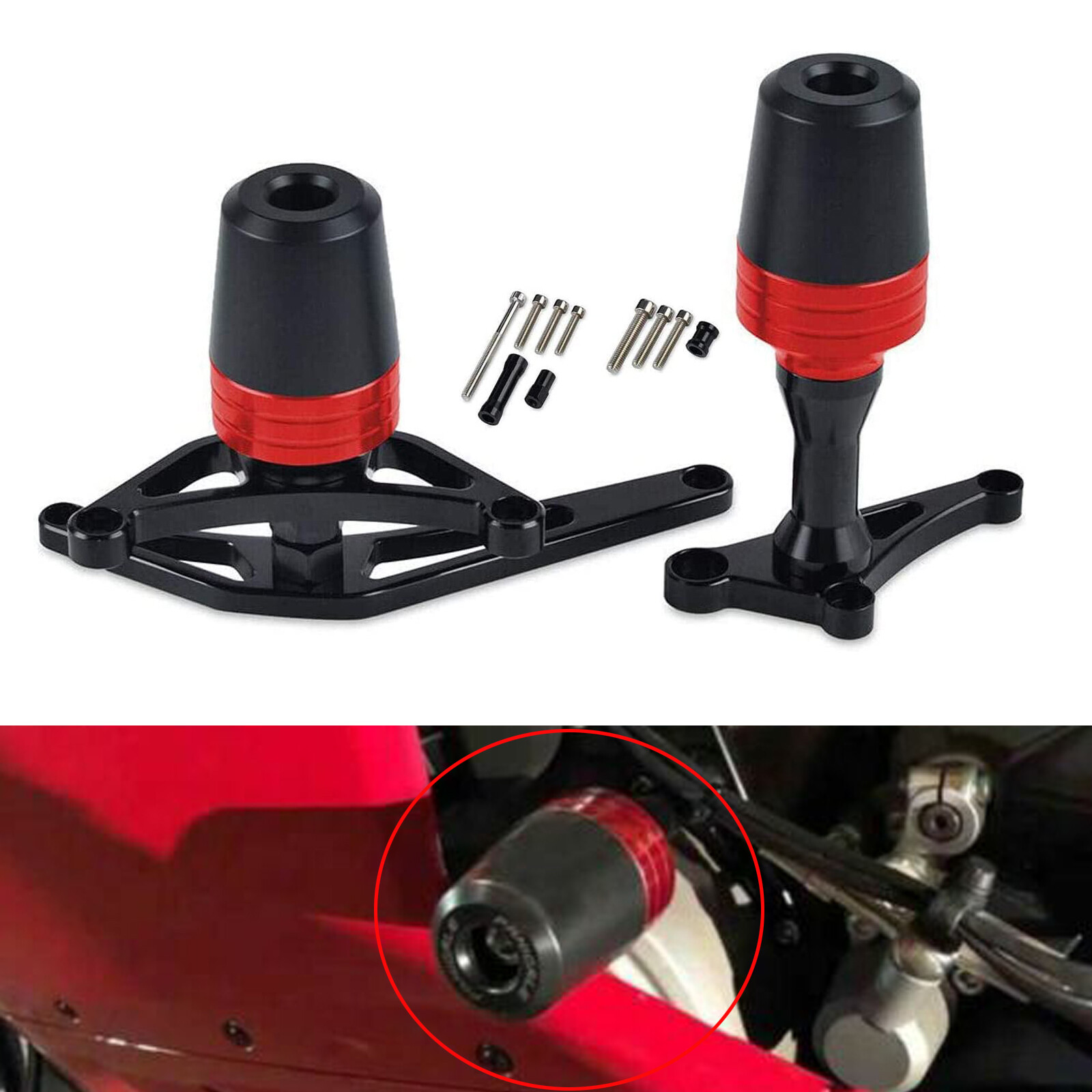 Engine Crash Frame Slider Protector For DUCATI 1199/1299/959 Panigale 2012-2017