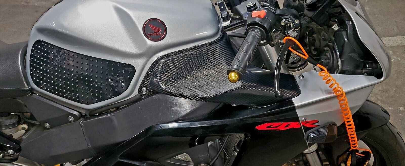 Carbon fiber air intake vent covers for 2002-2003 HONDA CBR954RR