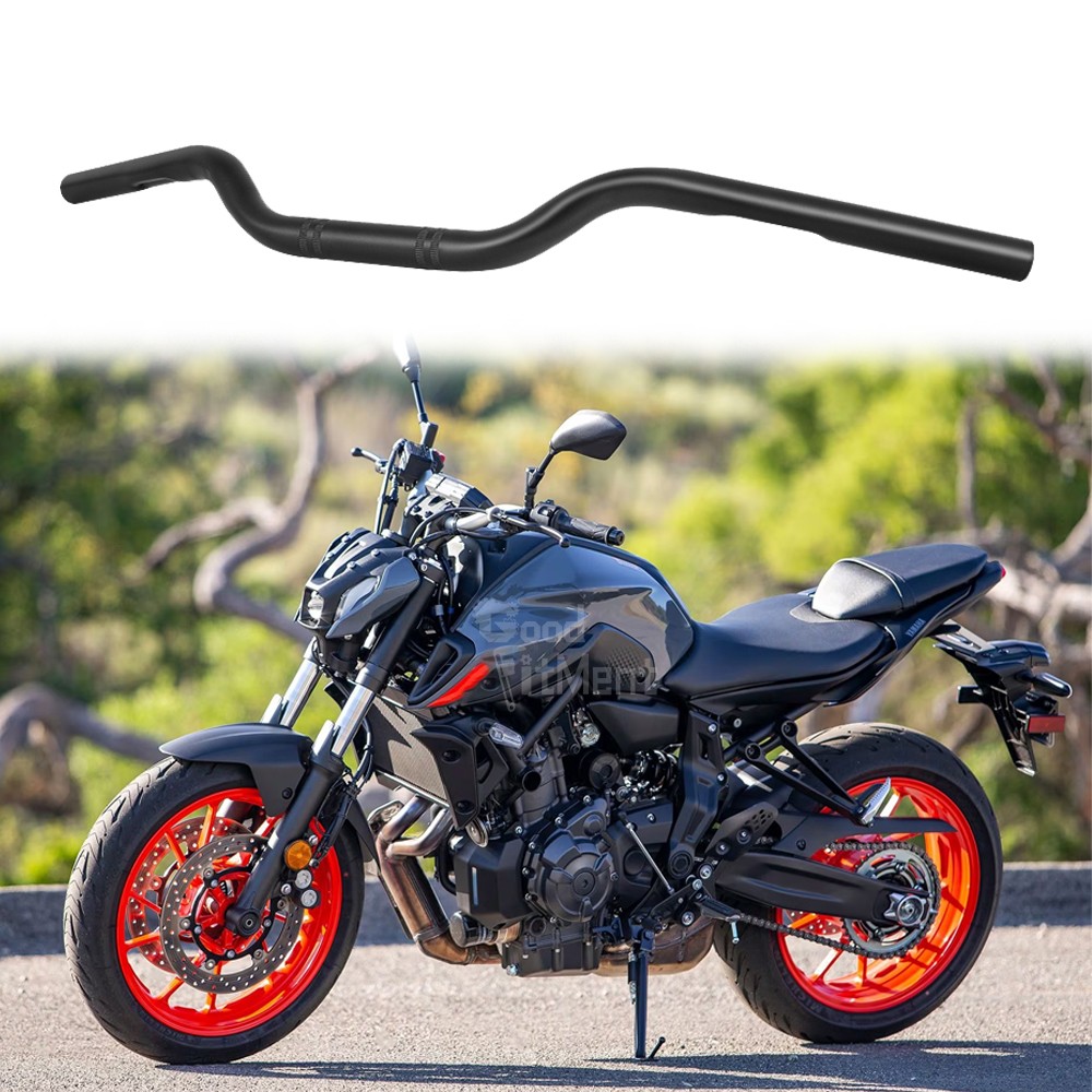 For Yamaha MT-07 MT-09 MT10 Motorcycle Handlebar 7/8″ 22mm Drag Handle Bar Black