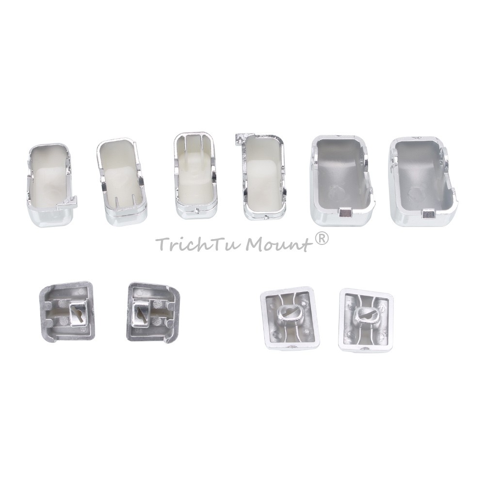 Chrome Hand Control Switch Housing Cover & Button Cap For Harley Touring 1996-13