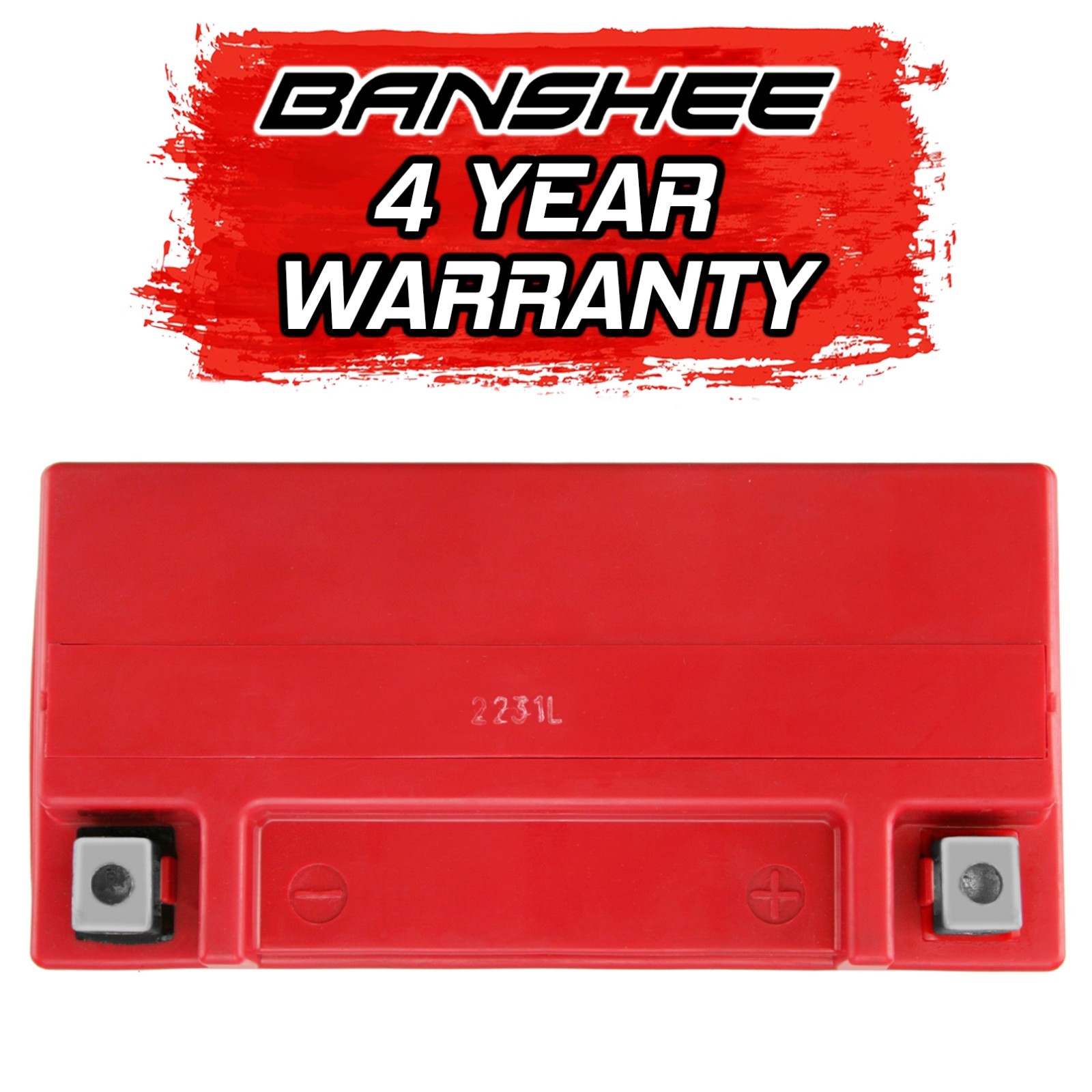 Banshee 12V 22Ah 320CCA AGM Battery, Replaces Bosch FA 107, YTX20L-4, YTX20L-BS