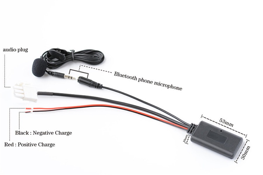 Motorcycle Car Bluetooth Wireless Connection Adapter For Honda Goldwing GL1800