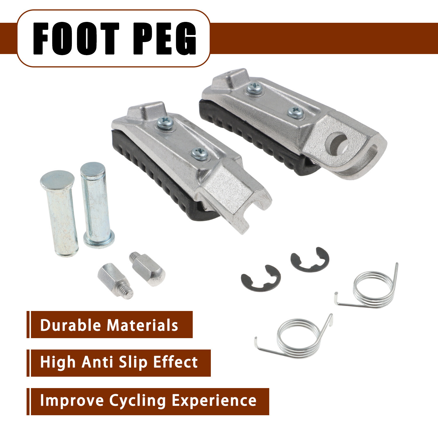 Front Foot Pedals for Kawasaki Ninja 650 EX650 Ninja 1000 1000SX ZX1000