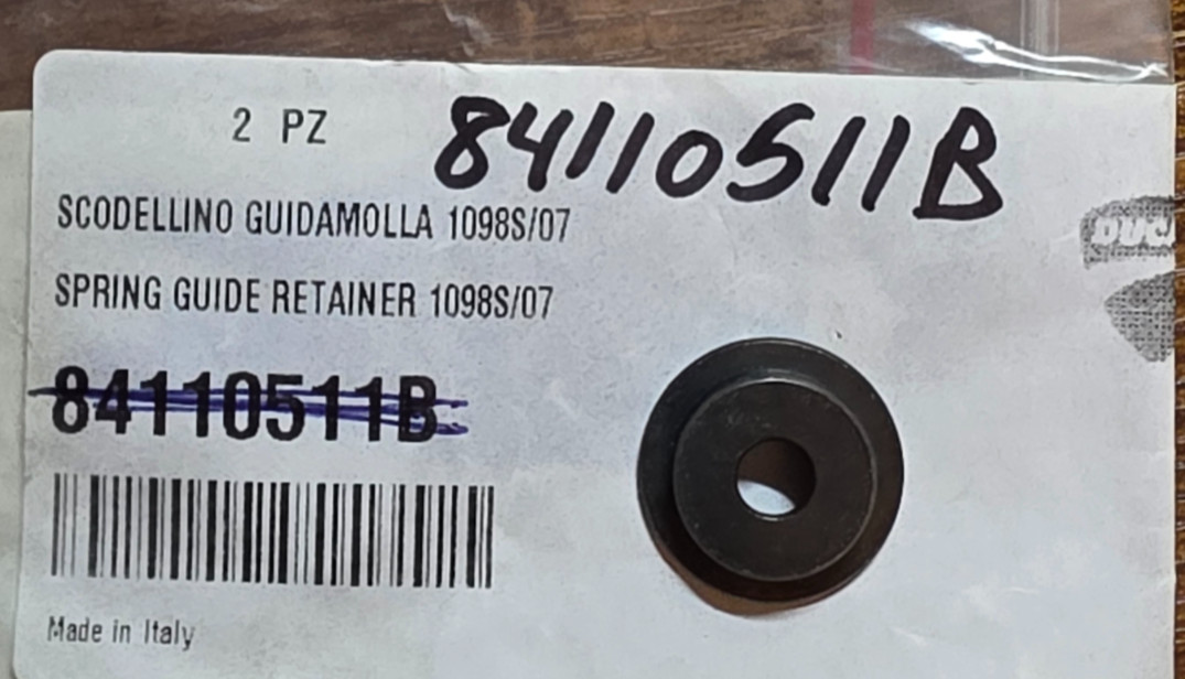 Ducati OEM 84110511B Clutch Spring Seat Genuine NOS Made in Italy