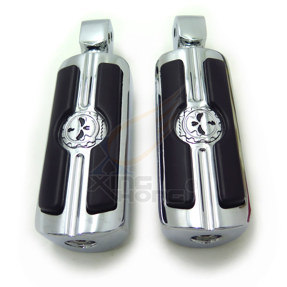 Custom Skull Footpeg For Yamaha 1999-2009 V-Star 1100 (Rear) V-Star 650