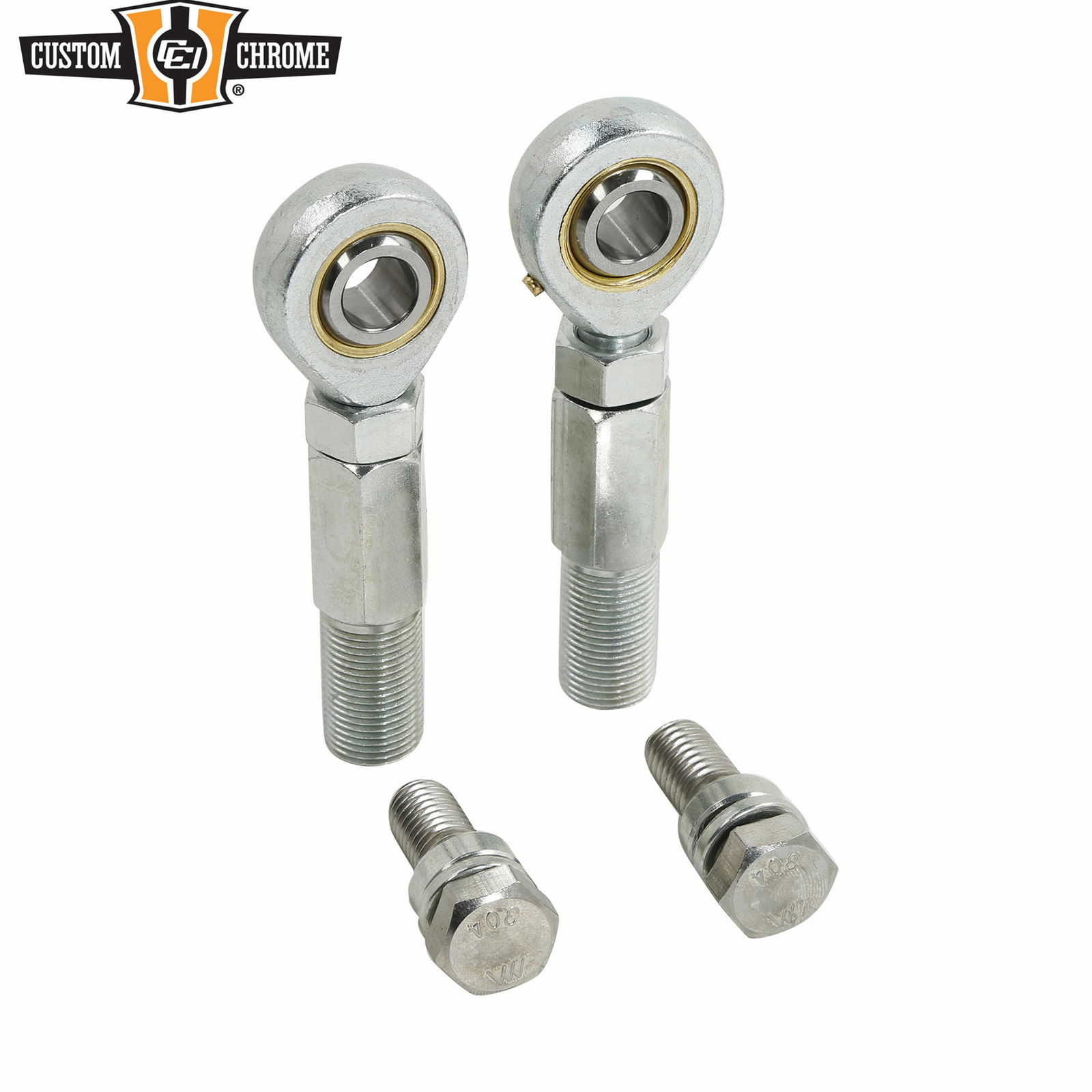 Chrome Rear Shock Lowering Kit 1-2″ Adjustable Fit For Harley Softail 1989-1999