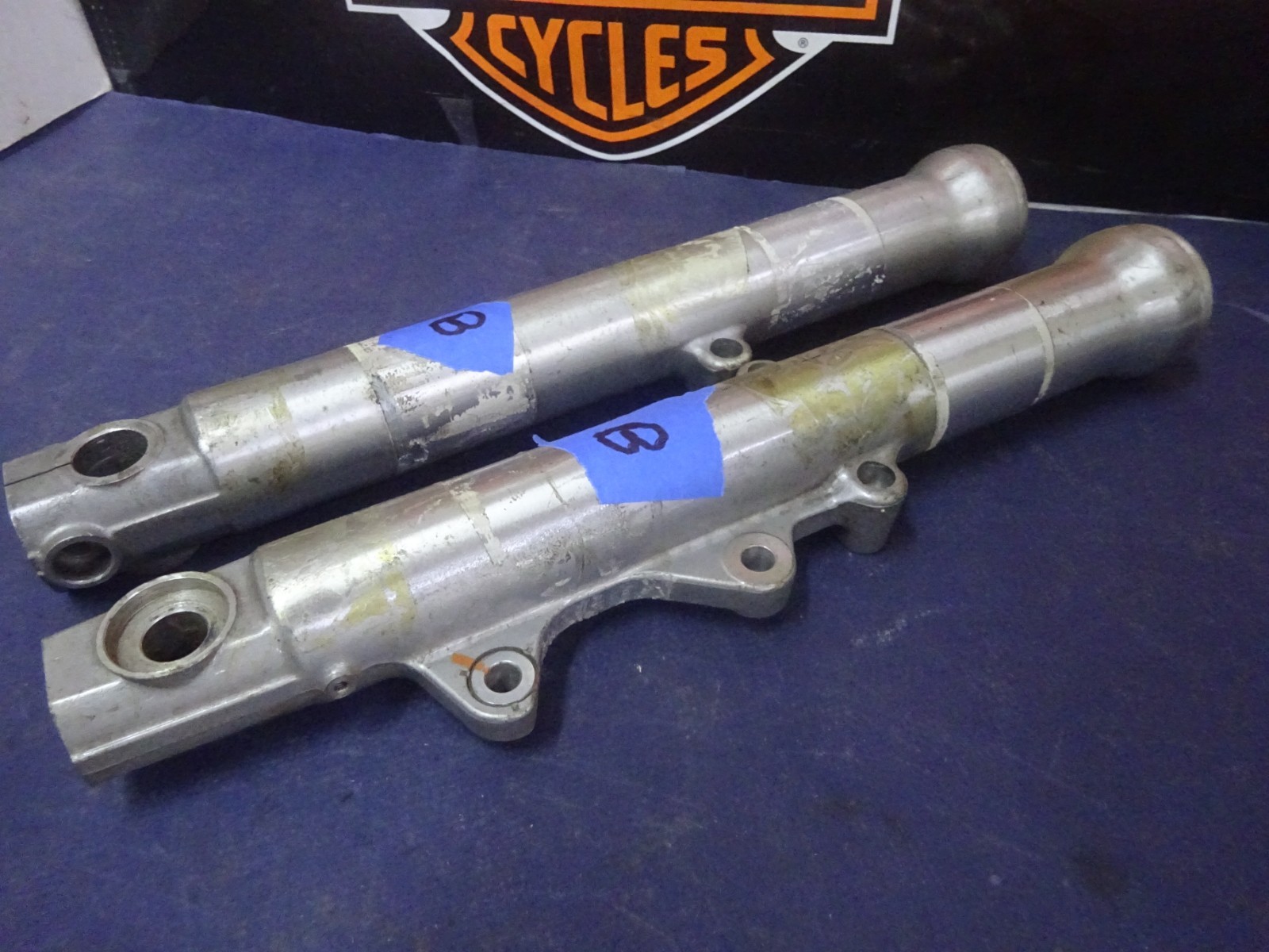 Harley Davidson FX XL CHOICE OF Used OEM PAIR of PLAIN 84-L BRAKE SIDE FORK LEGS