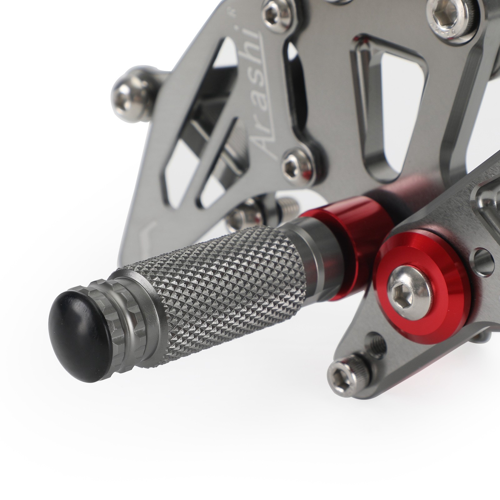Aluminum Gray Rear Sets Footpegs Footrest Fit For Kawasaki Z900 Z 900 2021 2022