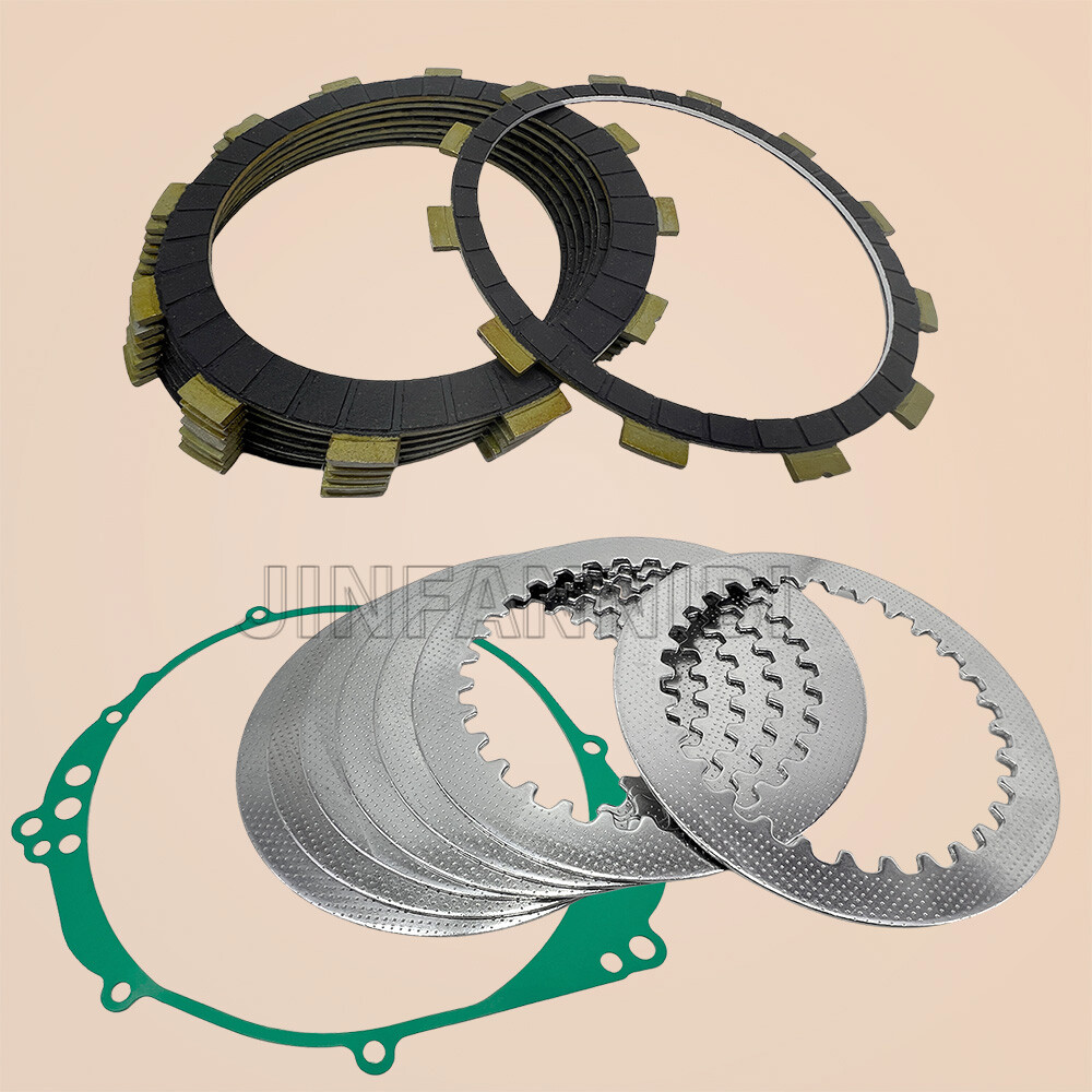 Clutch Friction Steel Plates W/ Gasket Kit for Yamaha YZF-R1 YZF R1 1999-2003