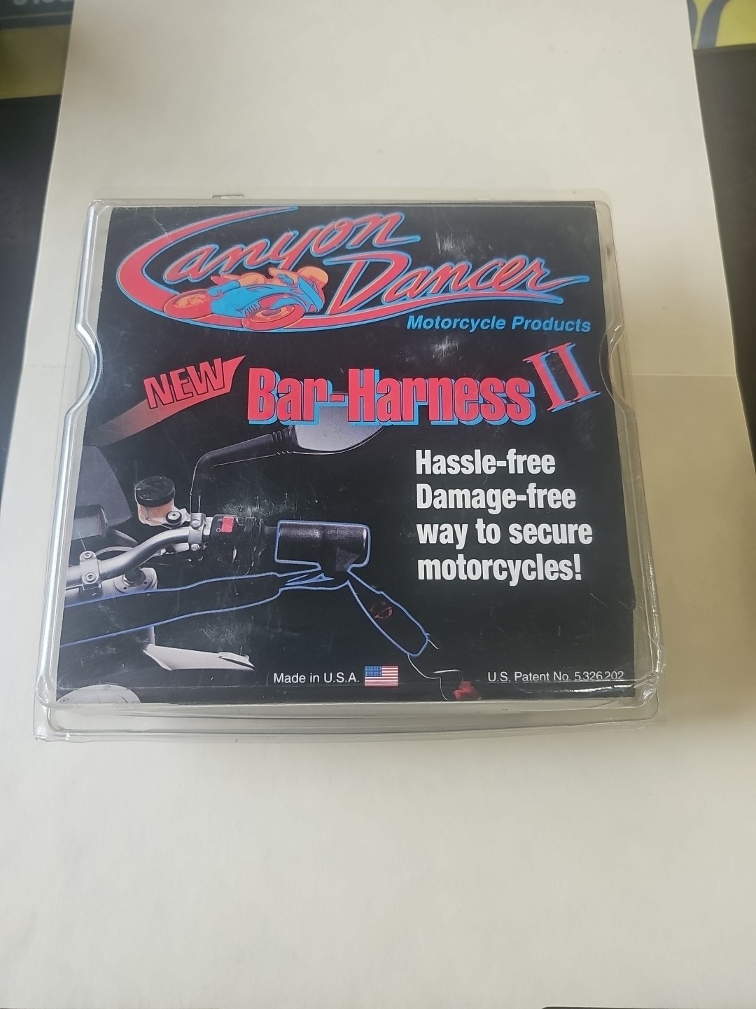 Canyon Dancer Bar-Harness II Handlebar Tie-Down XX-Wide 40 in Black 40505