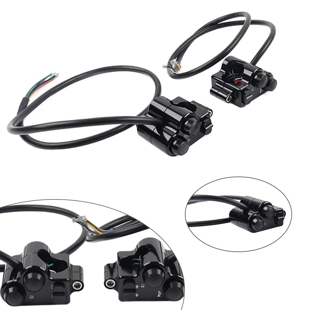 Motorycle CNC 1″ 25mm Handlebar Switch Controls Housing Fit Harley Universal