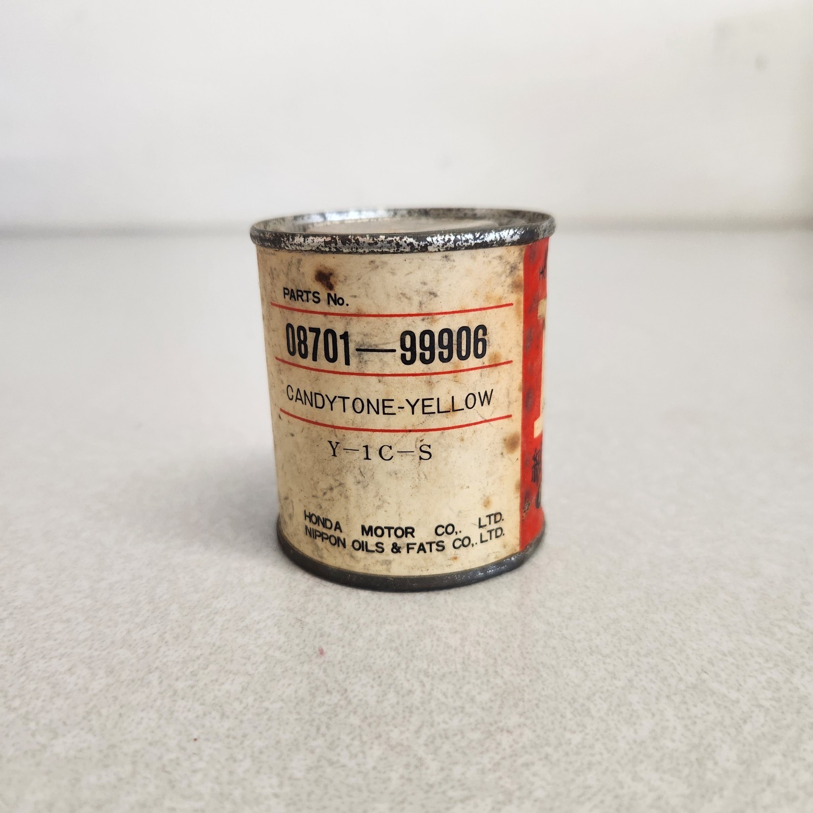 NOS Vintage Honda Genuine Factory Touch Up Paint Candy Tone Yellow