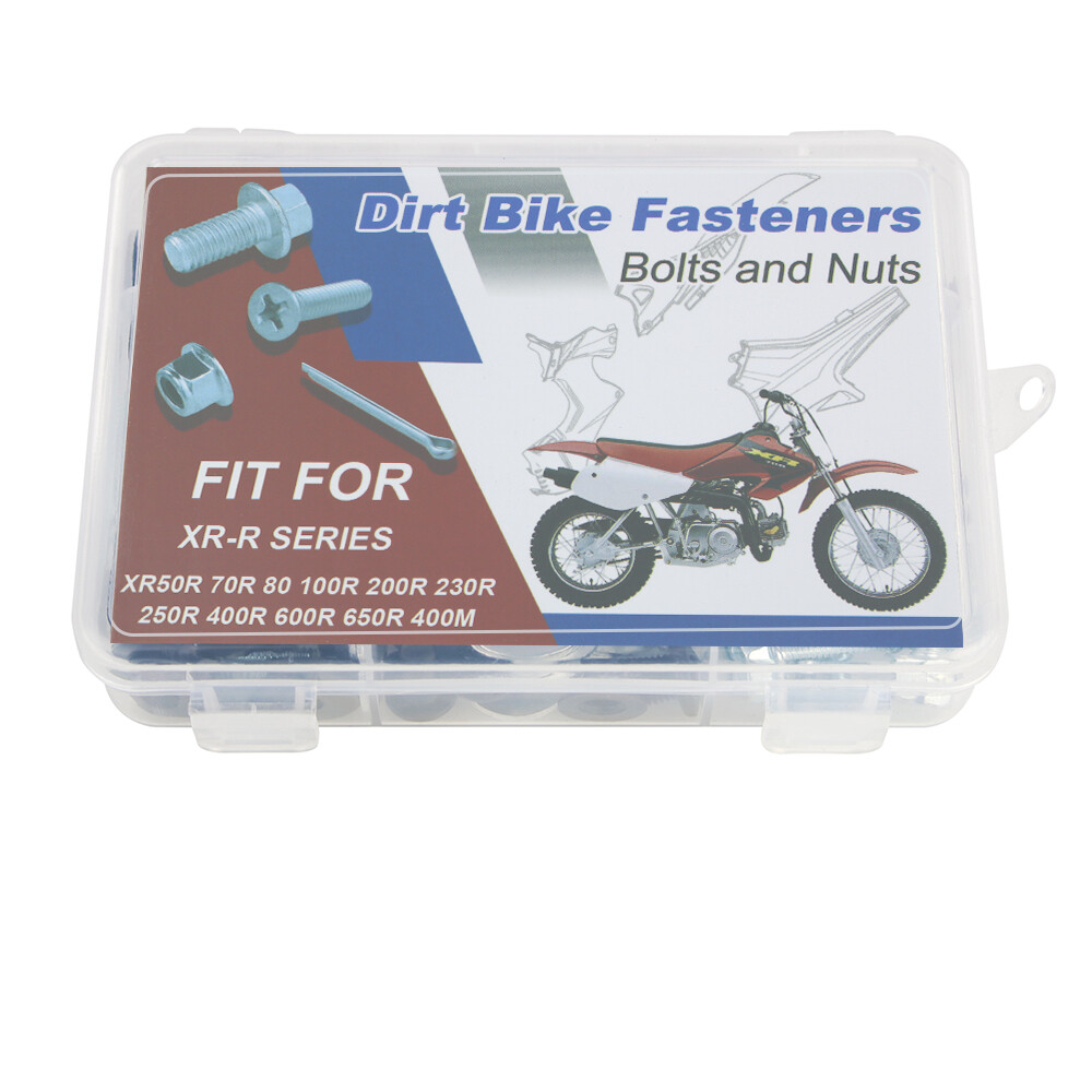 Plastic Body Fastener Frame Kit Fit For Honda XR80 1981-2003 XR200R 1986-2002
