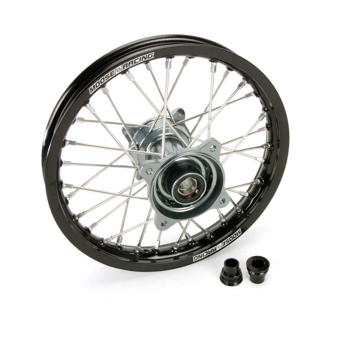 Moose Rear SX-1 Complete Black 1.40×14 Wheel w/Gray Hub 5505752