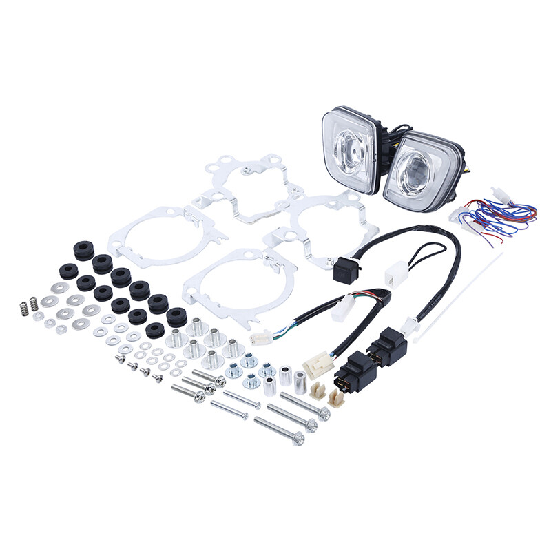 Rectangular Driving Fog Light LED Fit For Honda Goldwing 1800 F6B Valkyrie 13-17