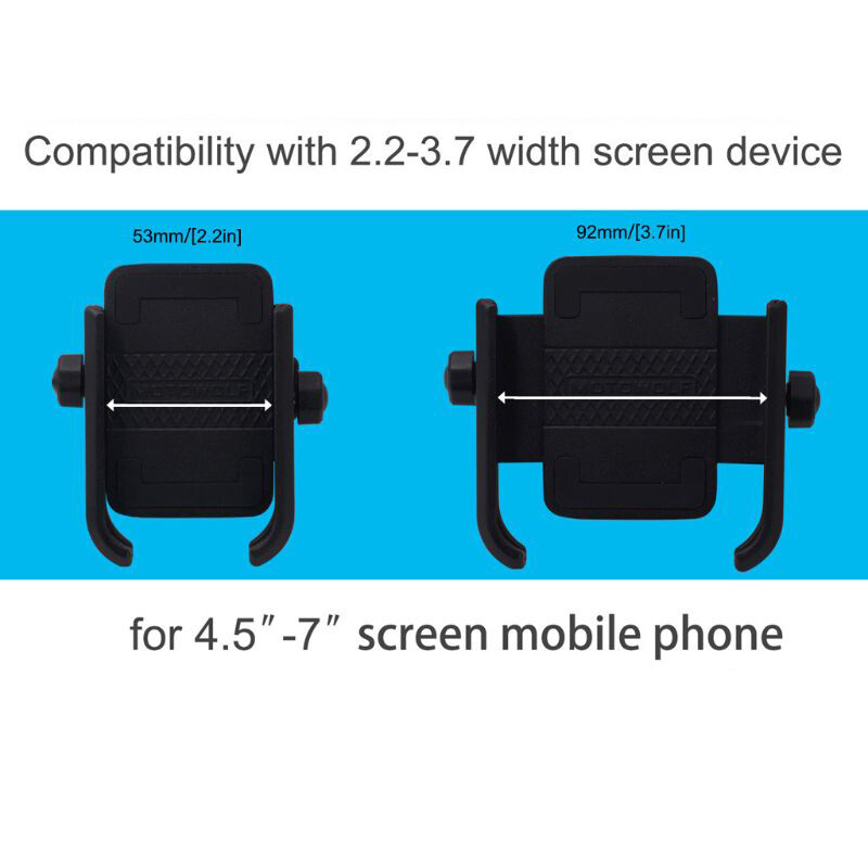 Universal Phone Holder Mirror Base Mount for Mobile Phone: 4-6.6 inches
