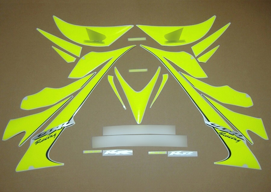 Stickers for CBR 1000RR 2006 2007 Fireblade custom neon yellow SC57 decals set
