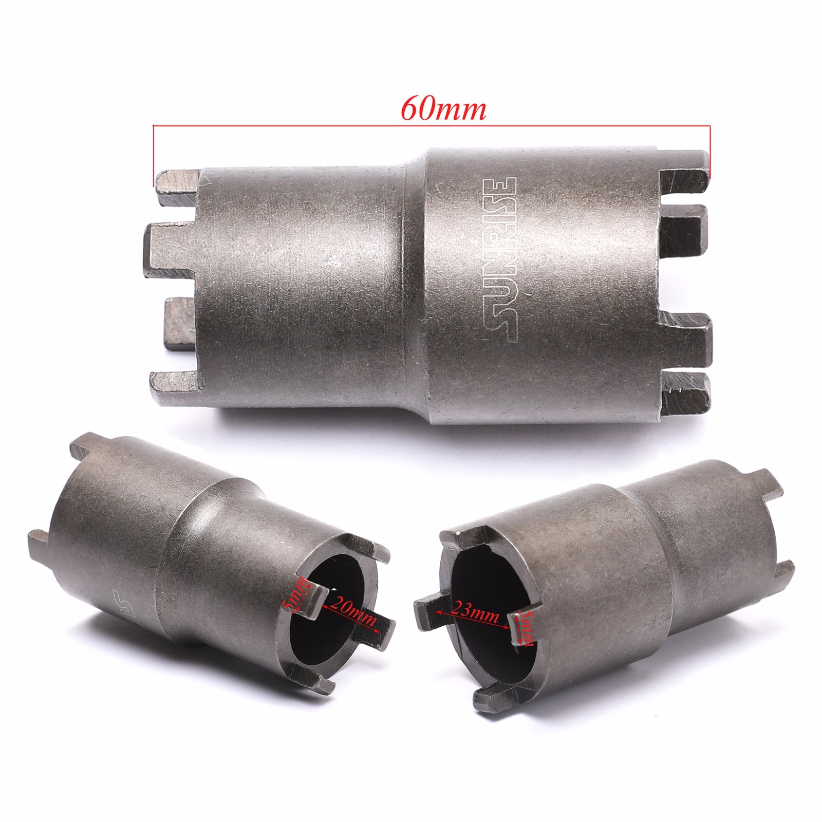20mm 24mm Lock Nut Clutch Remover Tool 4-Pin Spanner Socket for Motorcycle ATV