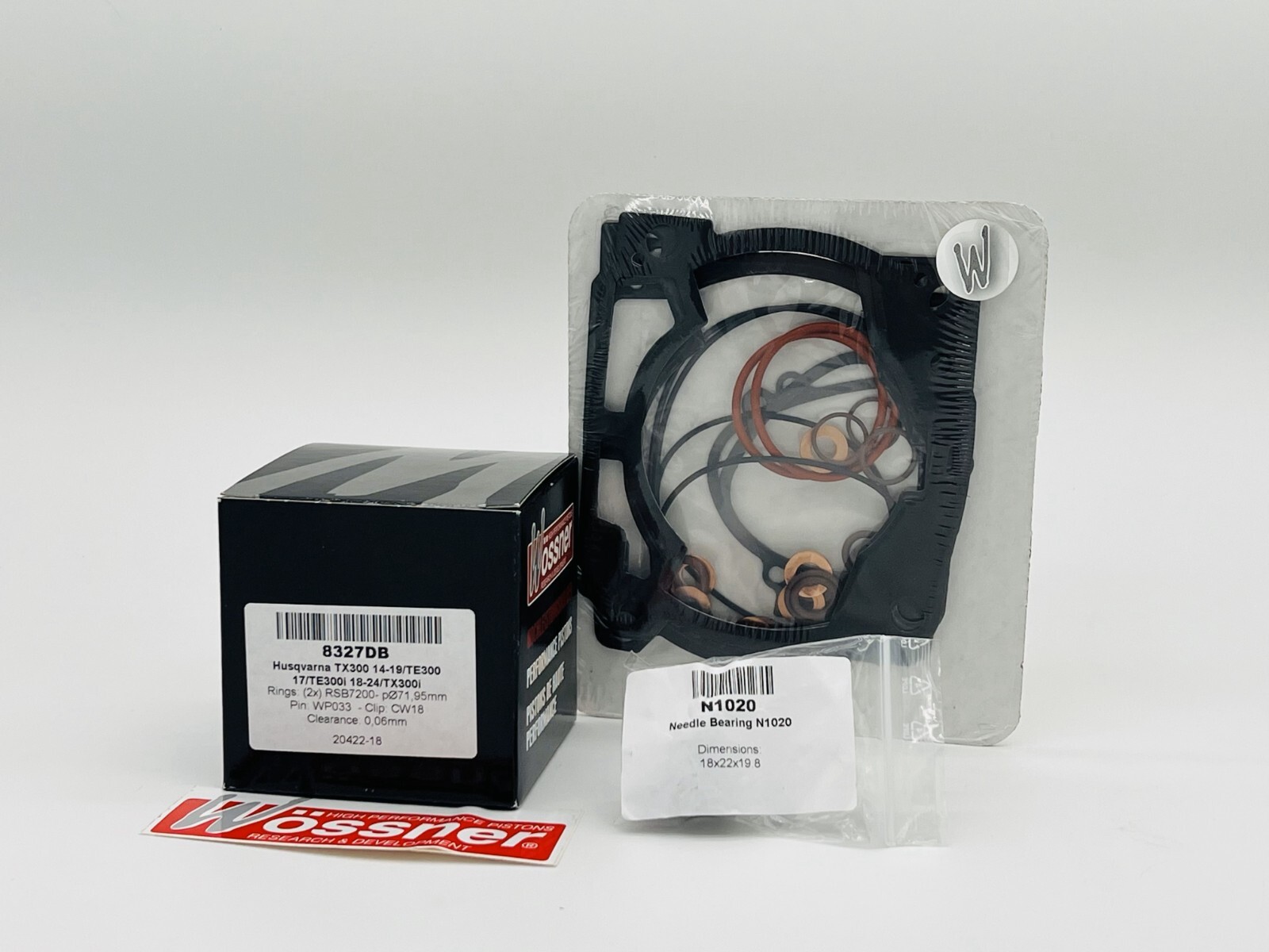 K5 Top End Rebuild Kit WOSSNER Piston ‘B’ 71.95mm 2018 – 2023 KTM 300 Tpi