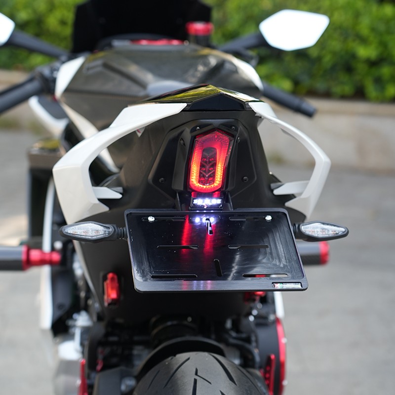 For CF-moto 675SR-R 675SS 675NK 675SR-S LED Tail Light License Plate Holder