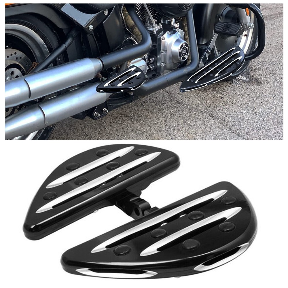 10mm Motorcycle Highway Foot Pegs FloorBoards Rests For Harley Sportster 883