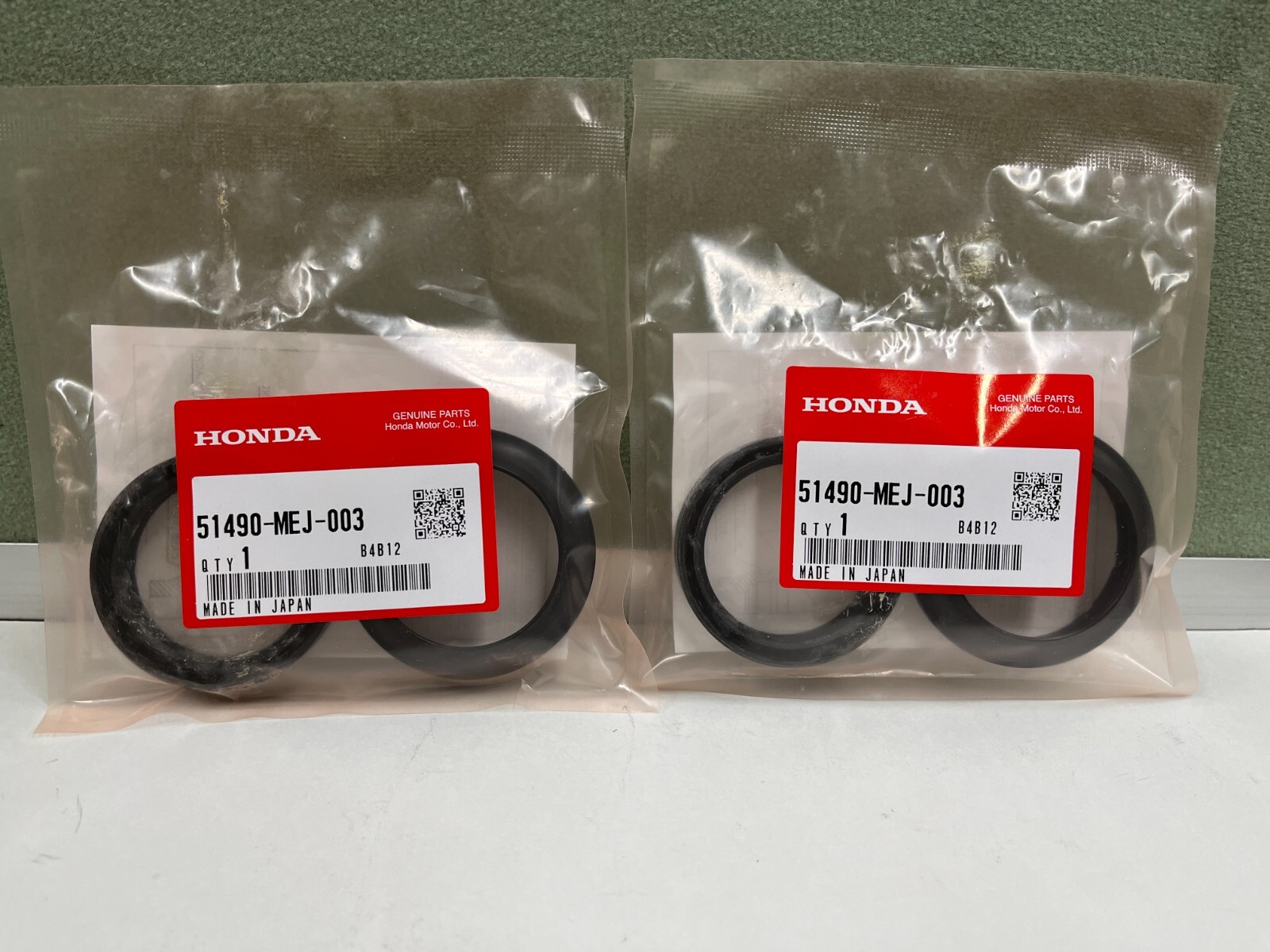Fork Dust Oil Seal Kit CB900F, CBR1000 RR 04-07 Genuine Factory Honda #C158