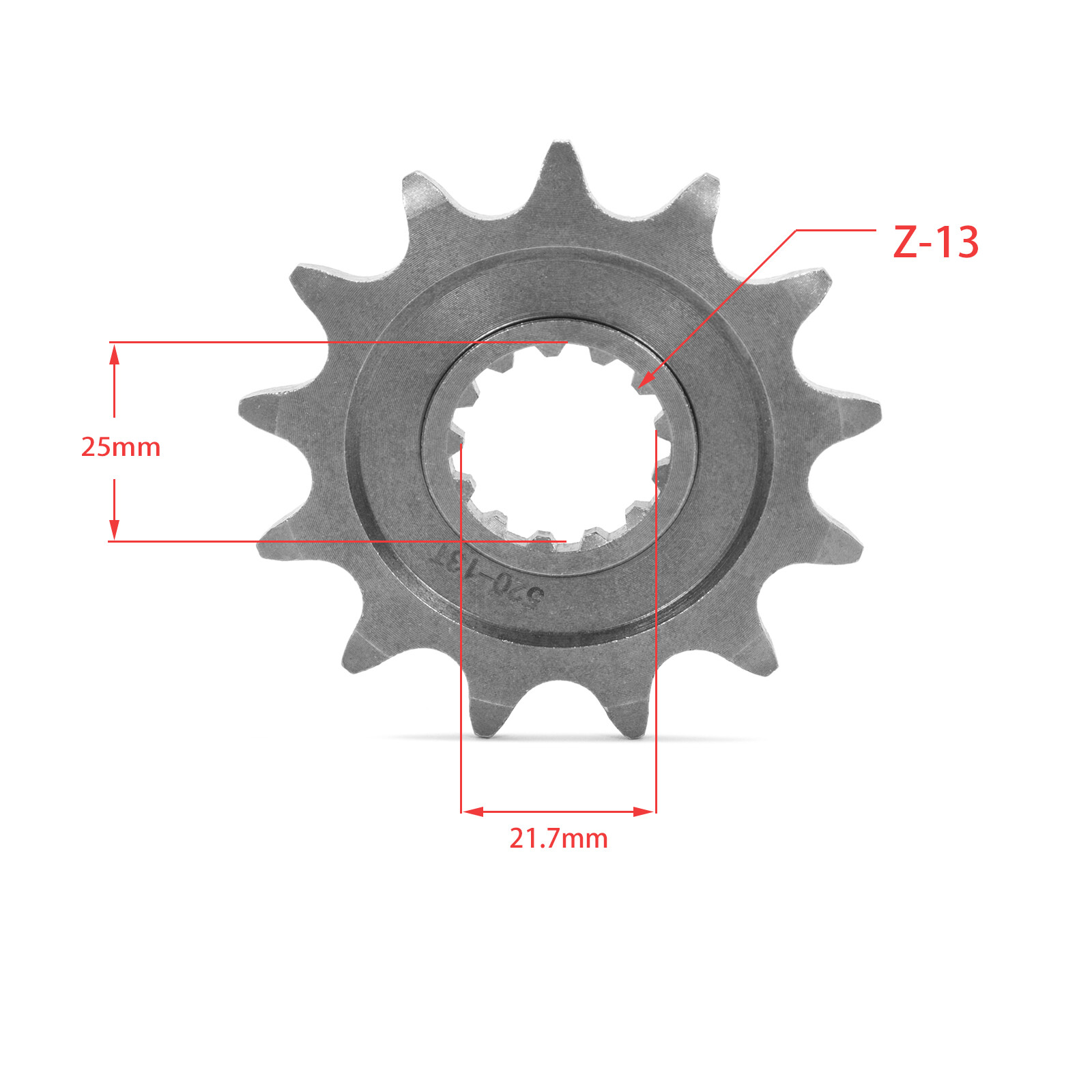13 Tooth Front Sprocket for Yamaha YZF R3 2015-2024 2016 2017 2018 2019 2020 22