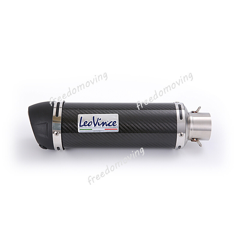 38-51mm Universal Carbon Fiber Exhaust Muffler Tail Pipe With DB Killer Slip On