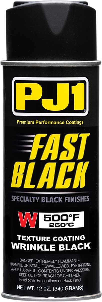 Wiseco 16-WKL PJ1 SPRAY BLACK WRINKLE PAINT-350F, 11OZ.