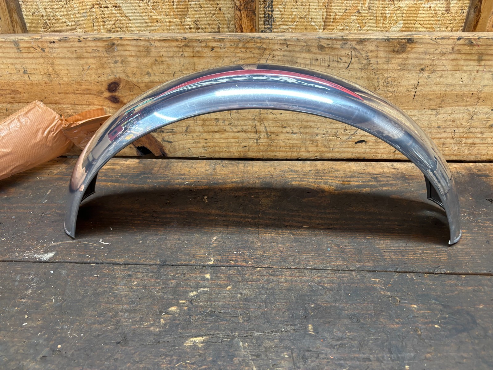 NOS Wassell Aluminum Fender Alloy Vintage 4″ BSA Triumph Harley Flat Track