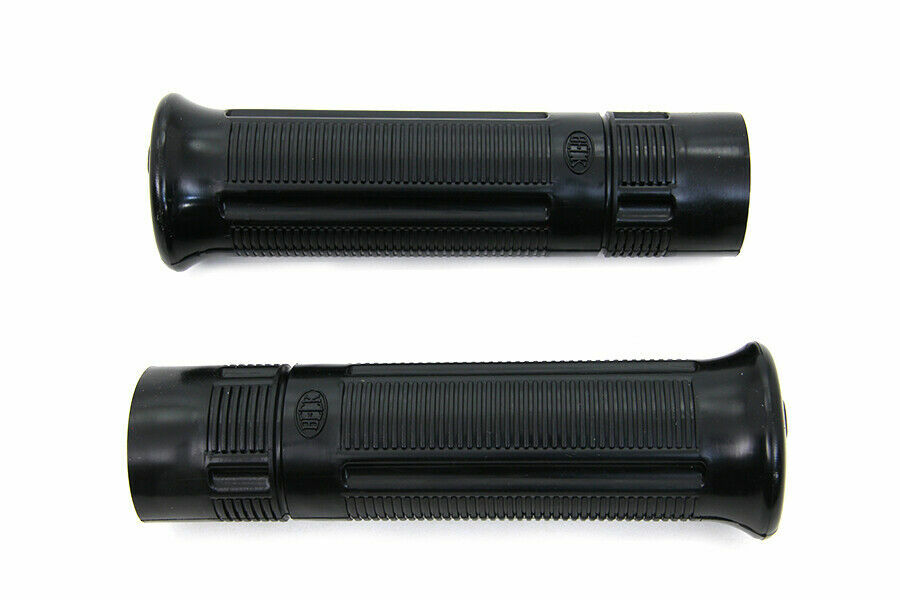 Black Beck Plastic Grip Set for Harley Davidson by V-Twin