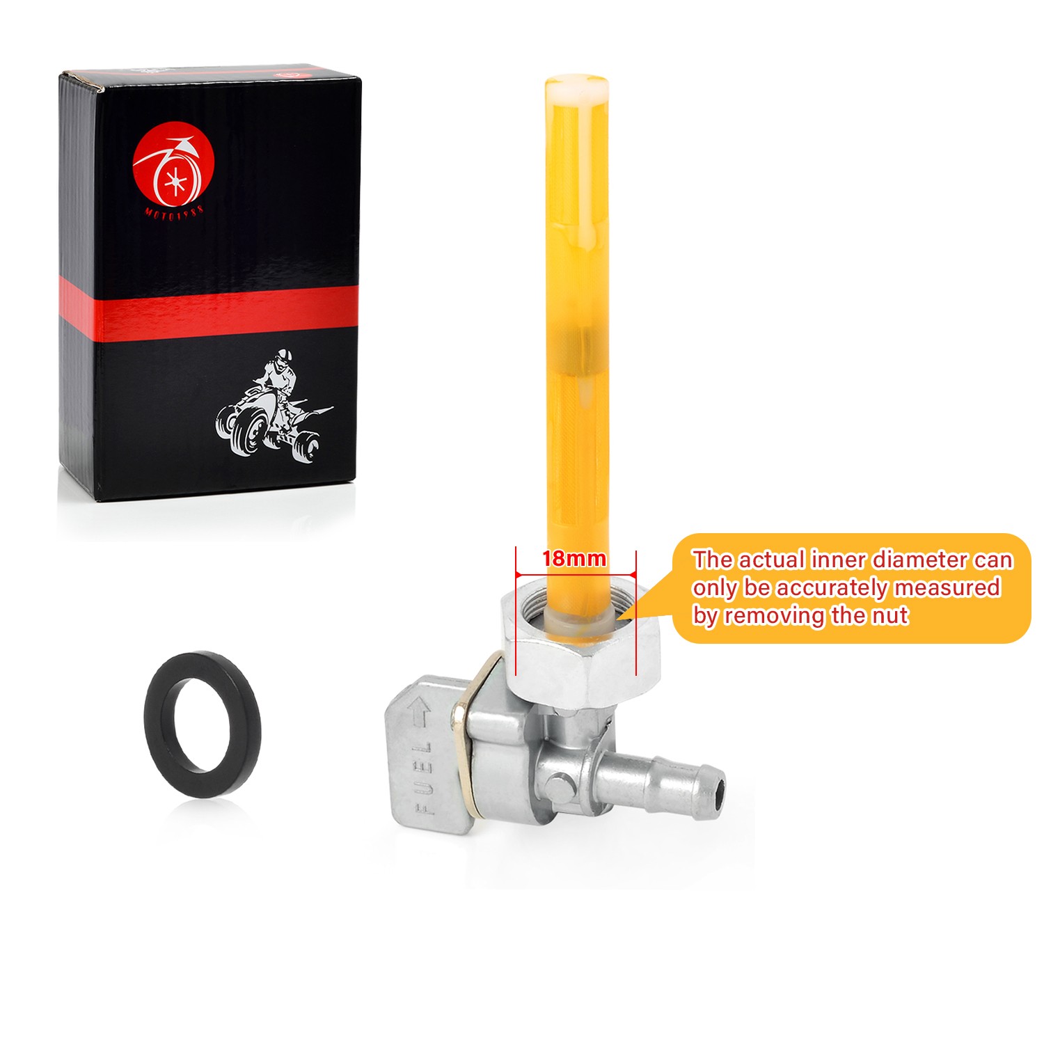 1981 For HONDA CB650 CB650C CB750C CB900C Custom M18 Fuel Valve Petcock