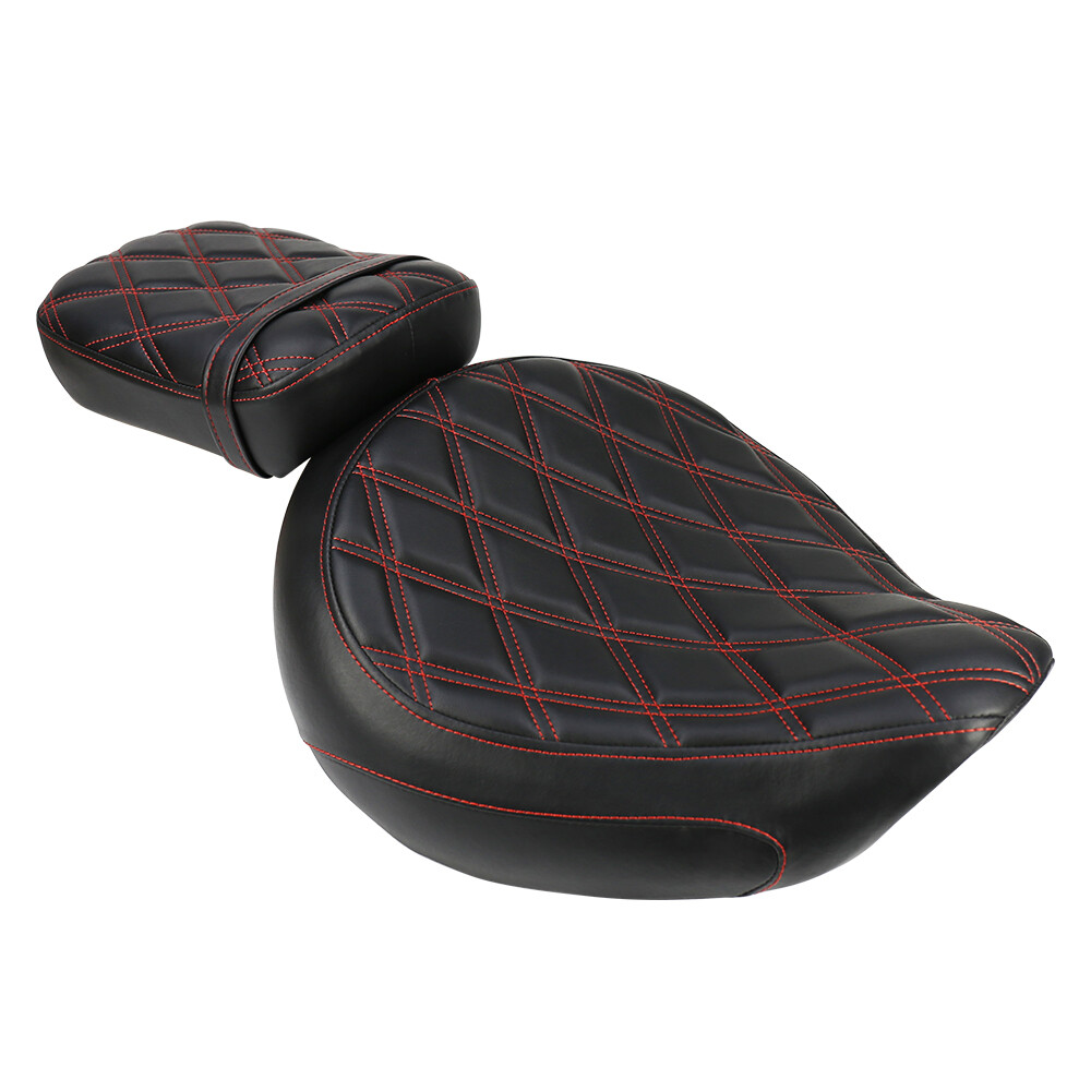 Red Stitching Shiny Diamond Full-Set Seat For Honda Shadow VT750 ACE 1998-2003