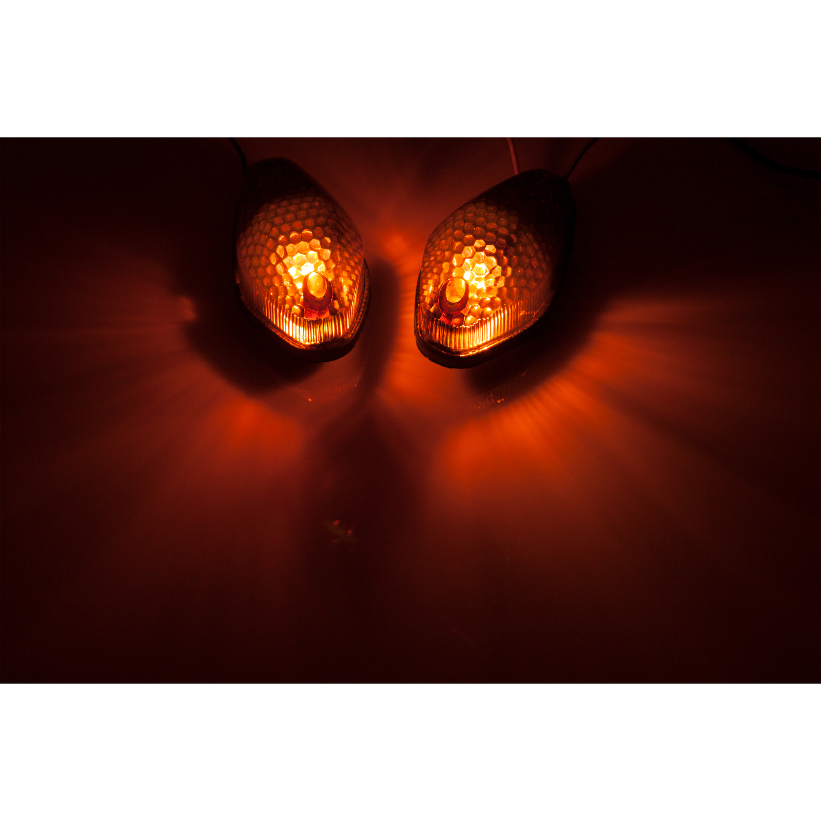 Surface Mount Light Carbon Universal Motorcycle Flow Turn Signal Marker