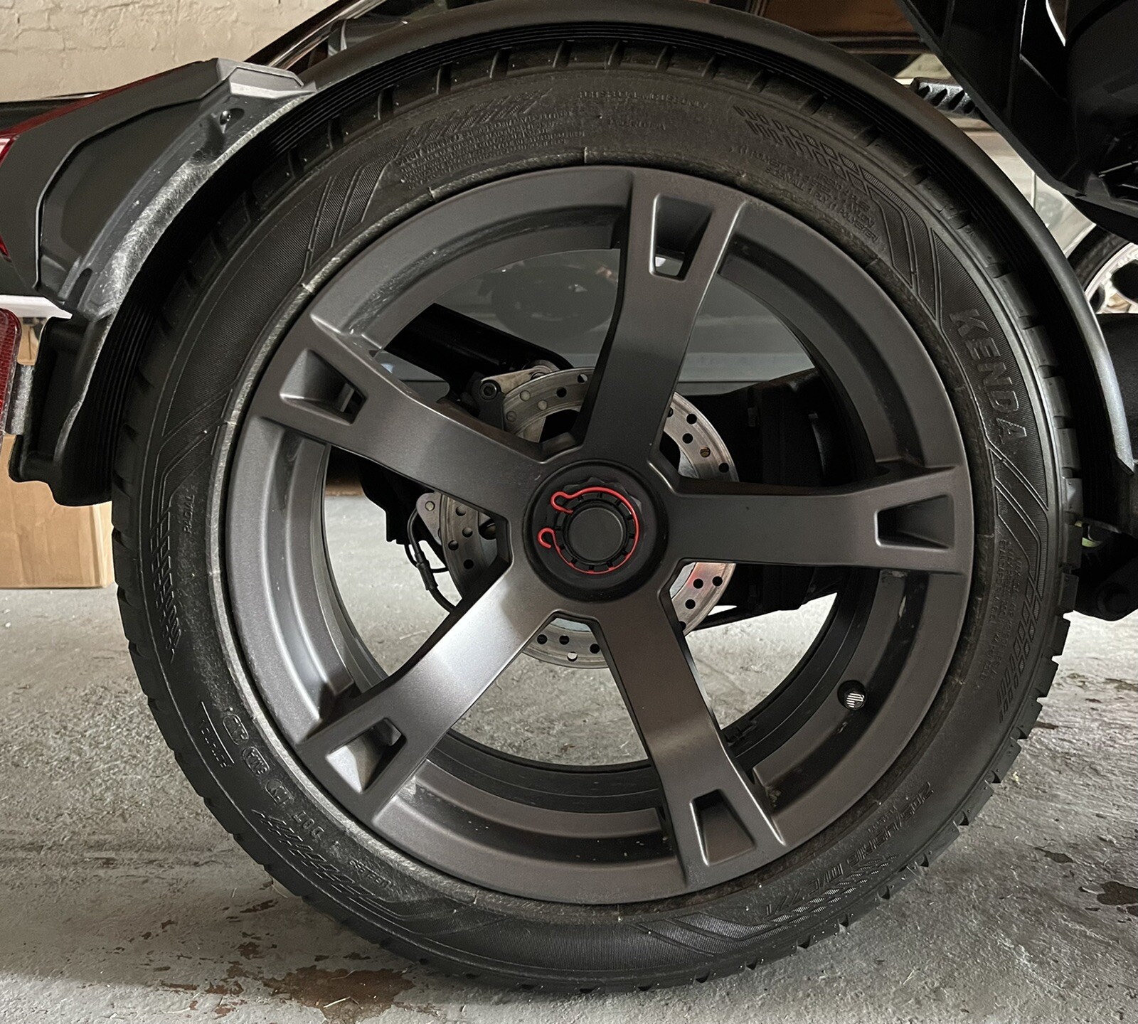 Can-Am Ryker 600 900 Rally Wheel Axle Nut Caps Covers Set (3) Black 2019-2022