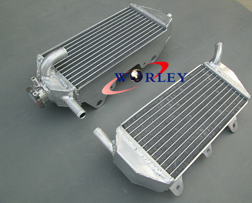 ALluminum Radiator YZF450 YZ450F 2010 2011 10 11 for YAMAHA + Red Silicone Hose