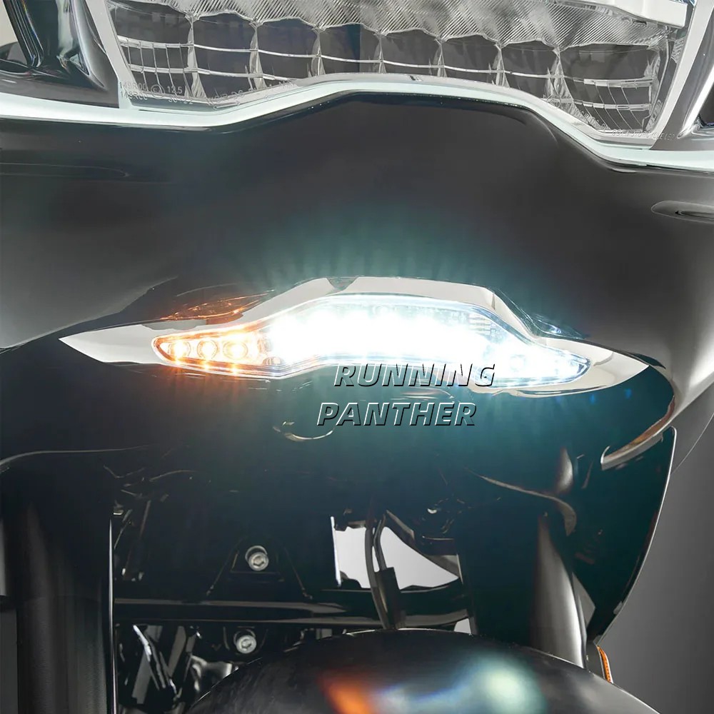 LED Front Lower Fairing Turn Signal Lights For CVO Road Glide FLTRXSE 2023-2025