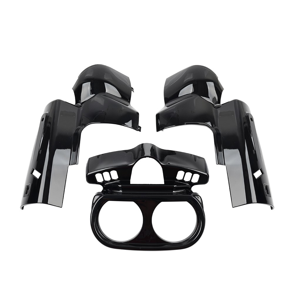 Instrument Housing Set Vivid Black Fit For Harley Road Glide 2015-2023