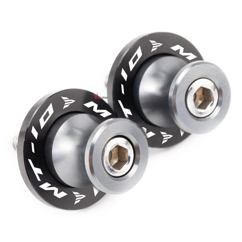 Motorcycle Swingarm Spools Sliders Stand Screws M6 1 Pair For YAMAHA MT-10 MT10