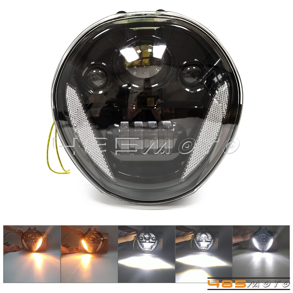 LED Headlight w/ DRL Hi/Lo Beam Fit For Ducati Monster 1200R 1200S 821 2014-2017