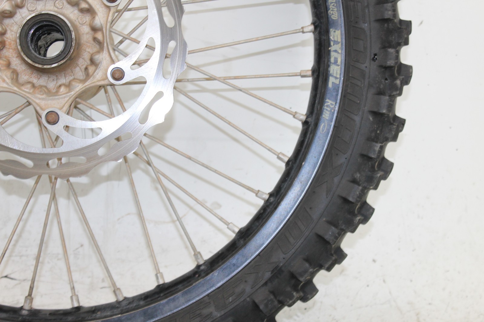 07 2007 KTM 250 SXF SX-F 250 OEM REAR BACK FRONT EXCEL WHEELS RIMS HUB SPOKES