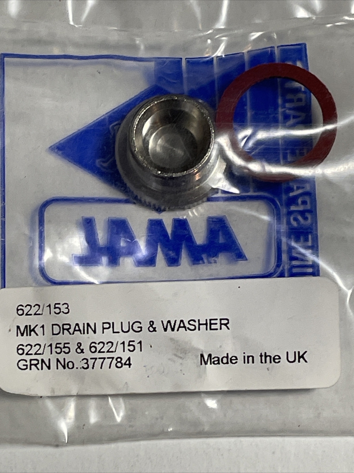 Amal Float Bowl Drain Plug & Washer MK1 622/153 BSA Triumph Norton