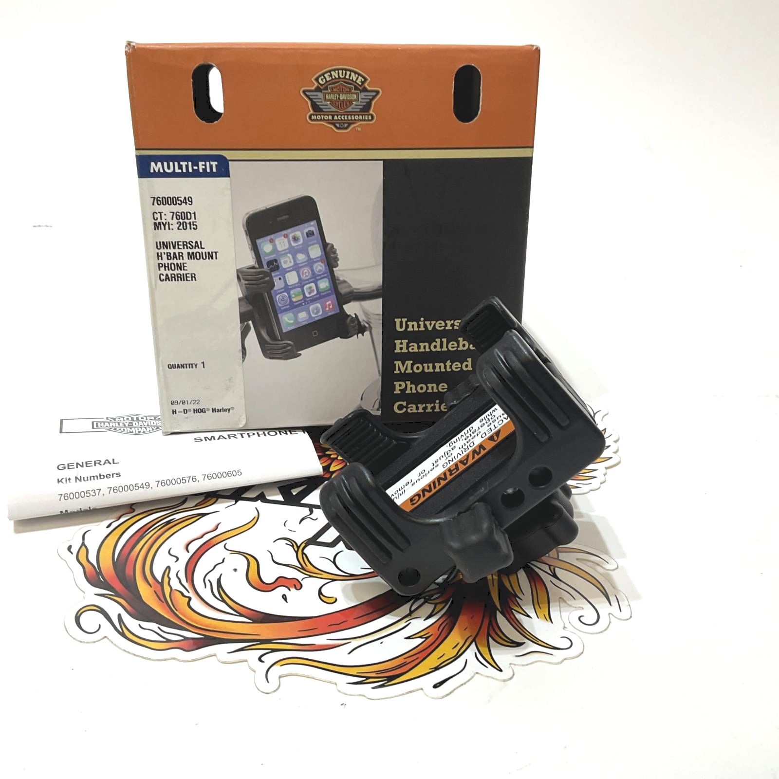 HarleyDavidson Universal Handlebar Phone Mount 76000549 G2U