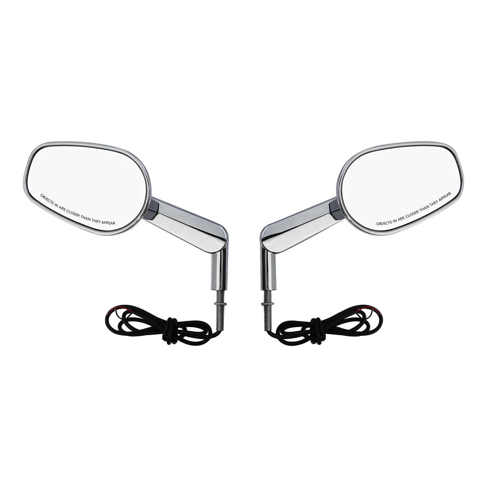 TCMT Rear View Mirrors Muscle LED Turn Signals Light For Harley V-ROD VROD VRSCF