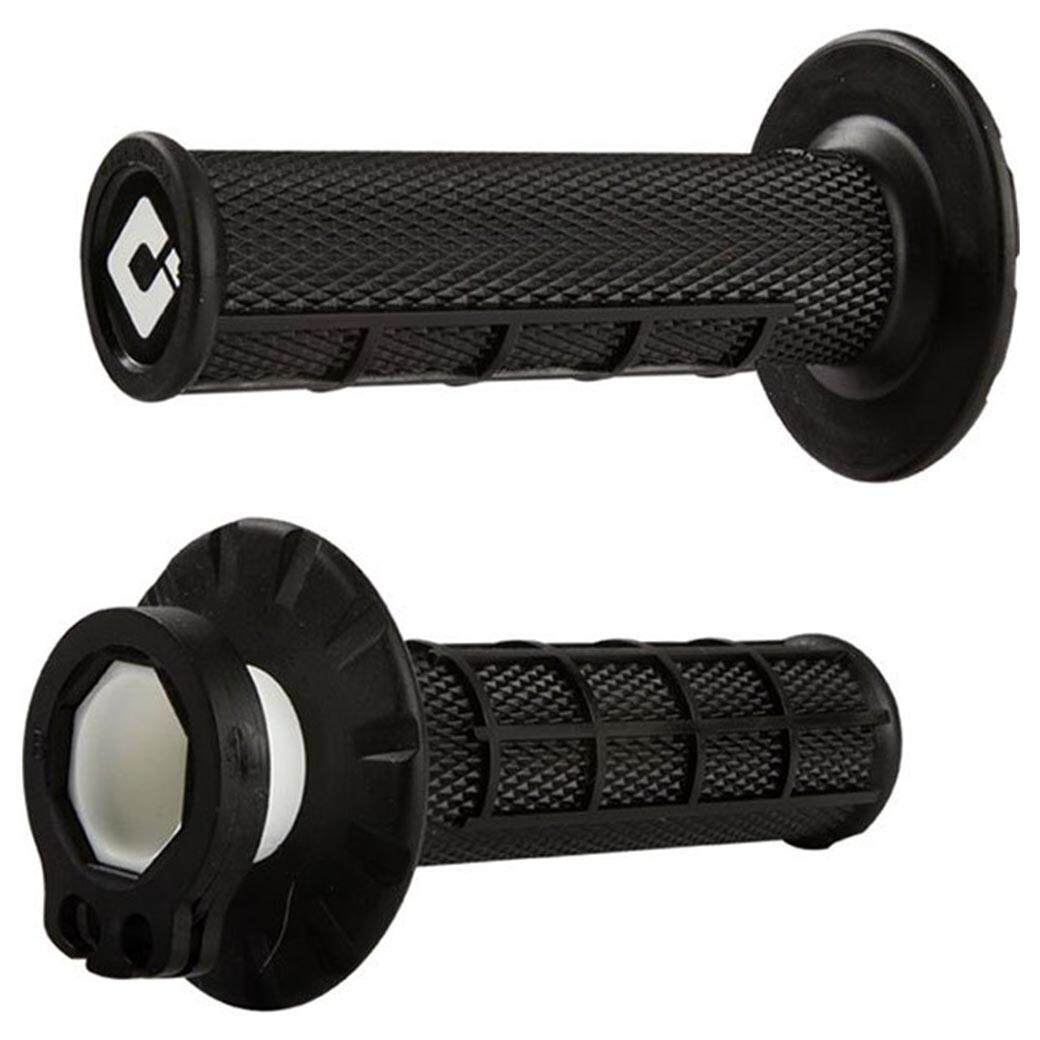 ODI V2 Half Waffle Lock-On Black Grips (H36HWB)