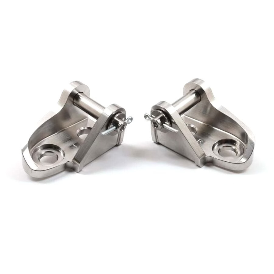 Works Connection Foot Peg Mounts – Aluminum / OEM Offset 20-525