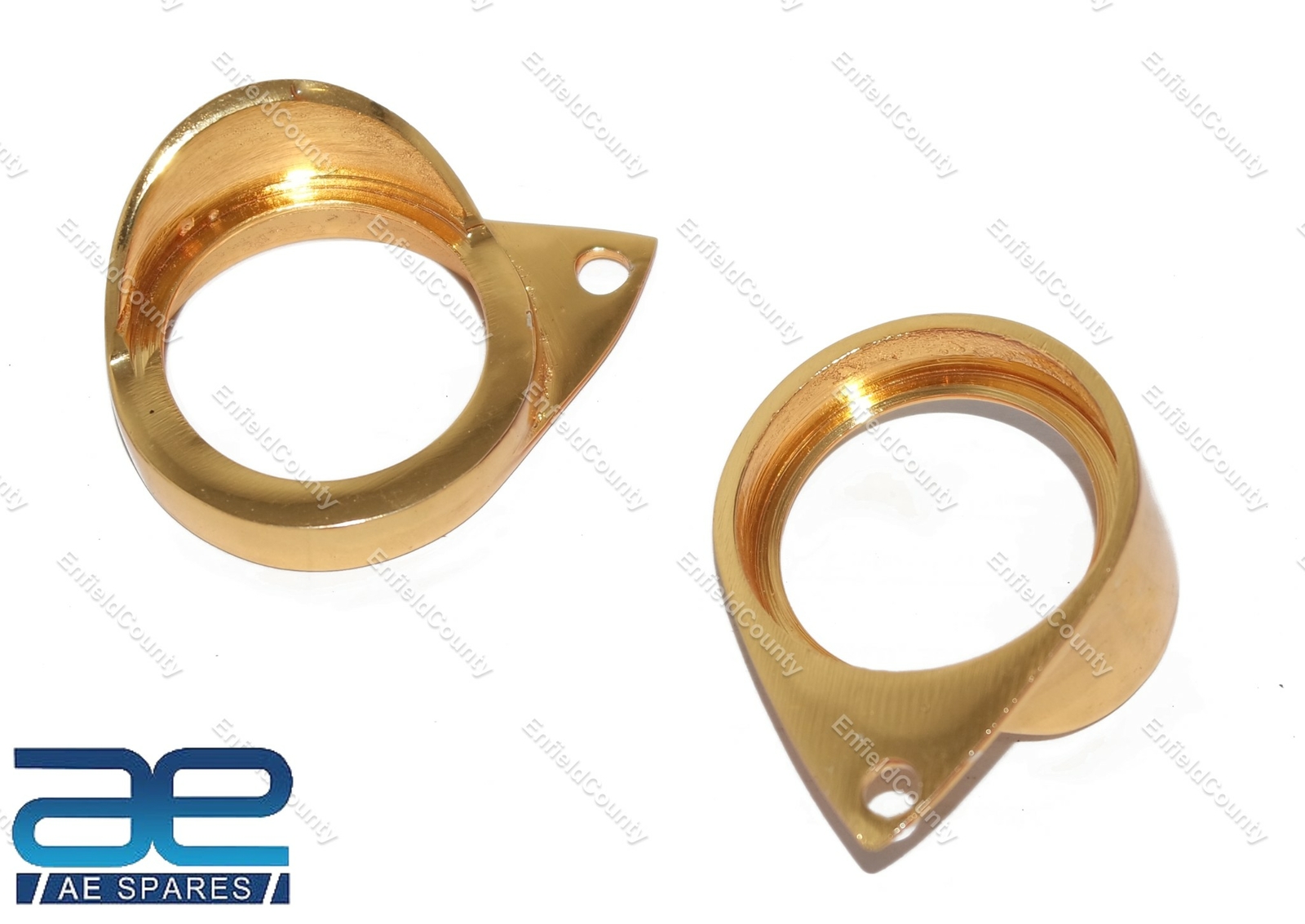 Fits For Royal Enfield Brass Pilot Lights Rims With Shade