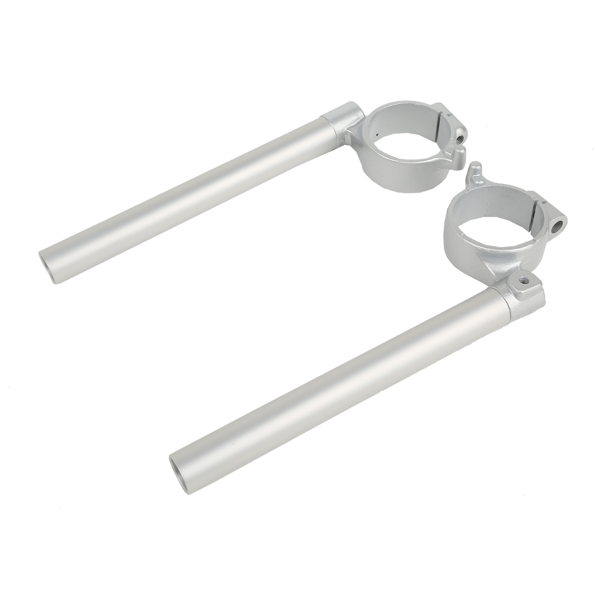 Silver Clip On Handlebar Fit For Suzuki GSXR 600/750 2006-2010 2007 2008 2009