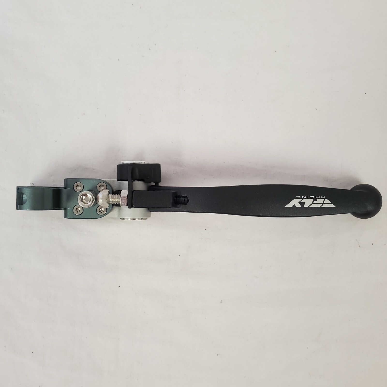 Fly Racing Tri-Pivot Clutch Lever for KX450F 19-20 Black/Silver Adjustable