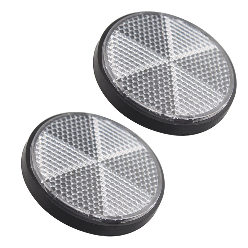M6x1.0 Universal Screw Mount Reflective Warning Reflector for Motorcycle Bike US